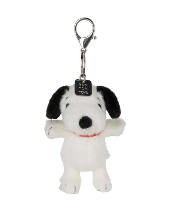 Bon Ton Toys - Lucky Snoopy Fuzzy Keychain Cream