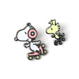PINTRILL - Snoopy & Woodstock Rollerskate Pin Set