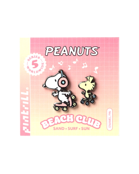 PINTRILL - Snoopy & Woodstock Rollerskate Pin Set