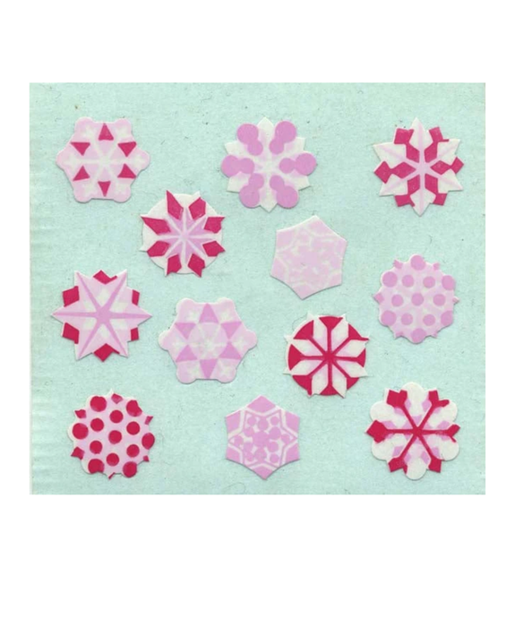 Stickermagic - Tear-off Stickers Square - Snowflakes