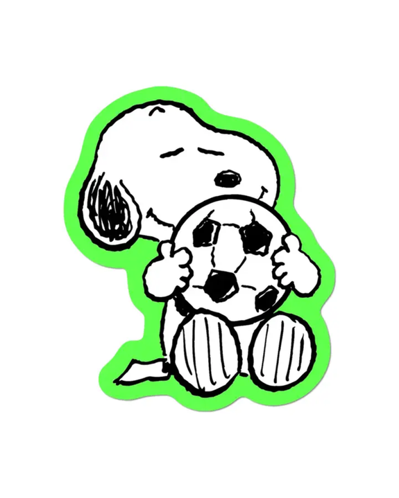 Apply Stickers - Soccer Snoopy - Die-Cut Sticker