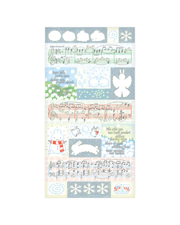 Rochelle Oh - 'Sounds of Snow' Sticker Sheet