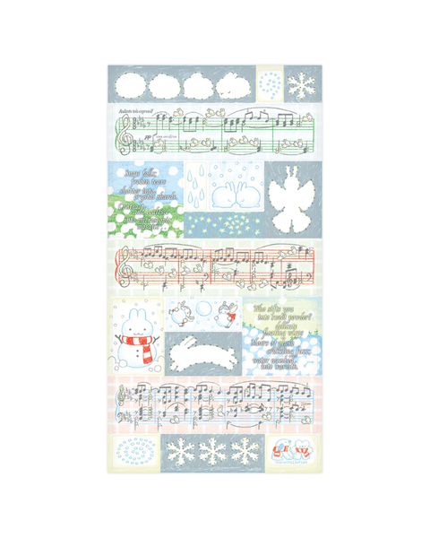 Rochelle Oh - 'Sounds of Snow' Sticker Sheet
