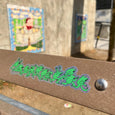 Maddie Fischer - Frantic Frogs Sticker - Sparkly