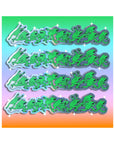 Maddie Fischer - Frantic Frogs Sticker - Sparkly