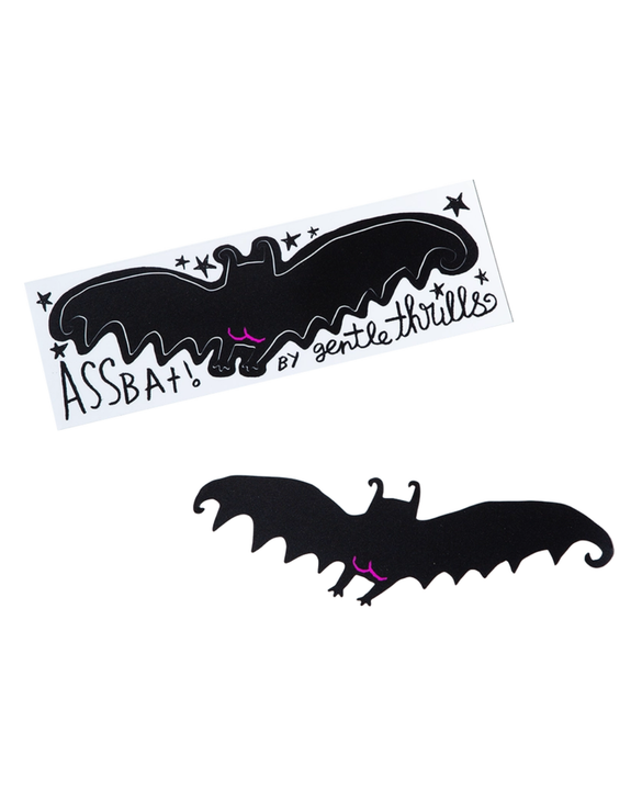 Gentle Thrills - Assbat Sticker