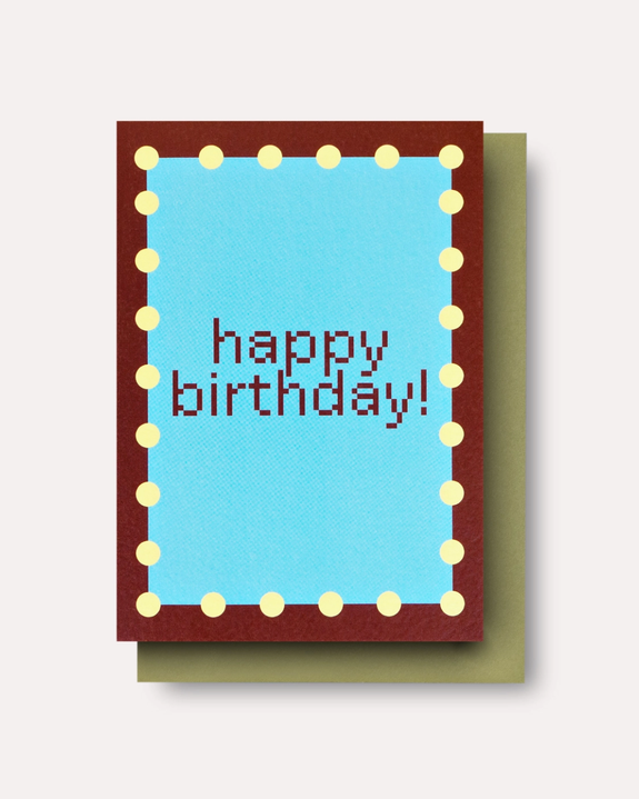The Completist - Spotlight Birthday Card