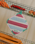 Tarta Gelatina - Striped Pot Holder - Square
