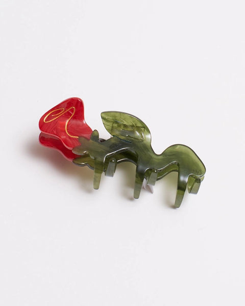 Winona Irene - Hair Claw Clip - Squiggle Rose