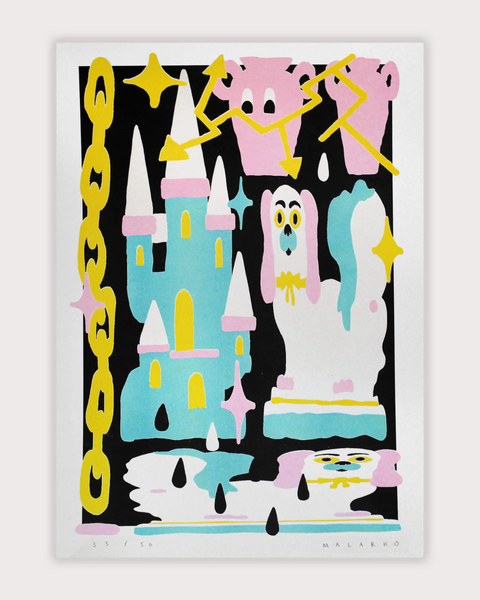 Jumbo Press - Staffordshire Castle A3 Print