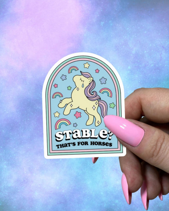 Pretty Toxic Stickers - Stable Sticker