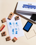 Valfre - Stamp Set - Blue