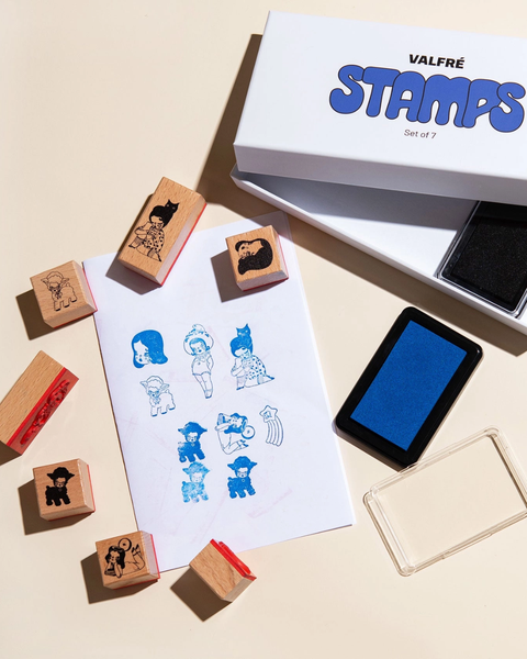 Valfre - Stamp Set - Blue