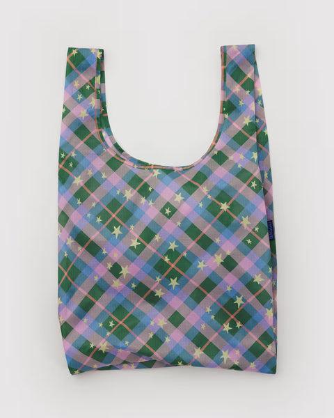 Baggu - Standard - Green Star Plaid
