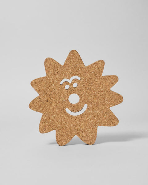 Wrap - Cork Trivet - Star Face