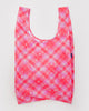 Baggu - Big Baggu - Pink Star Plaid - *PRE-BOOK dispatch after Oct 16th
