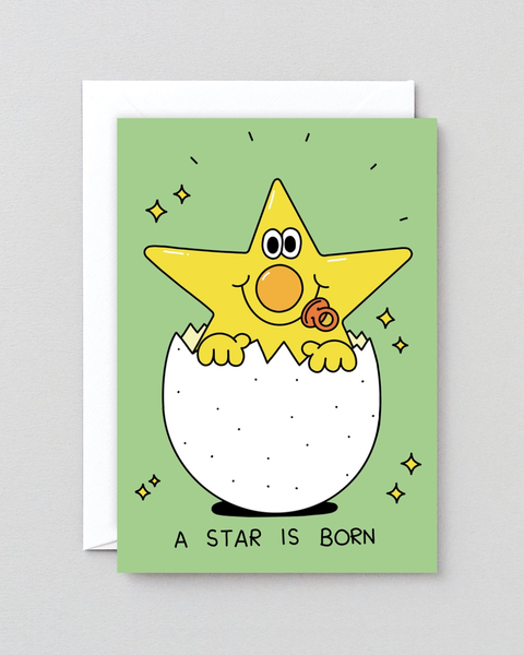 Wrap - A Star Is Born Greetings Card