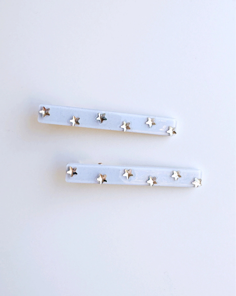 Hey Ricochet - Stardust Clips in Ice Blue
