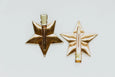 Hey Ricochet - Magic Girl Metal Stars Clips - Gold