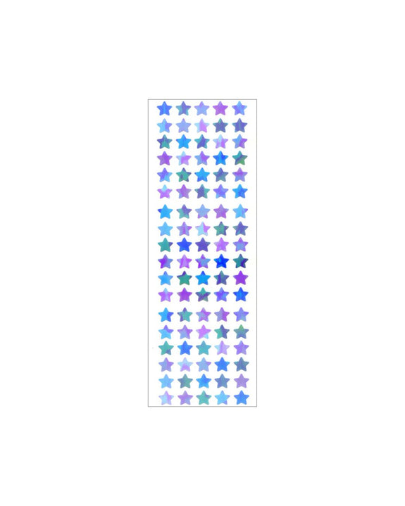 Sticker Fun - Aurora Stickers - Star 8mm Blue Green
