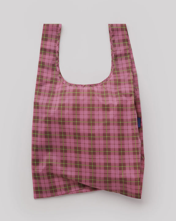 Baggu - Standard - Azalea Pink Tartan