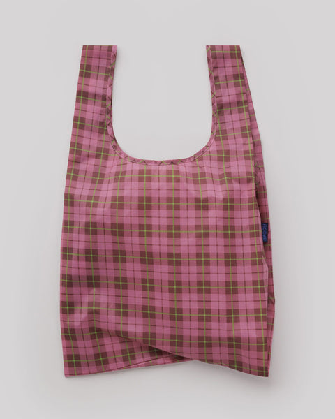 Baggu - Standard - Azalea Pink Tartan