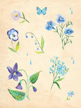 Wildflower Picnic Sticker Book by Kate Daisy