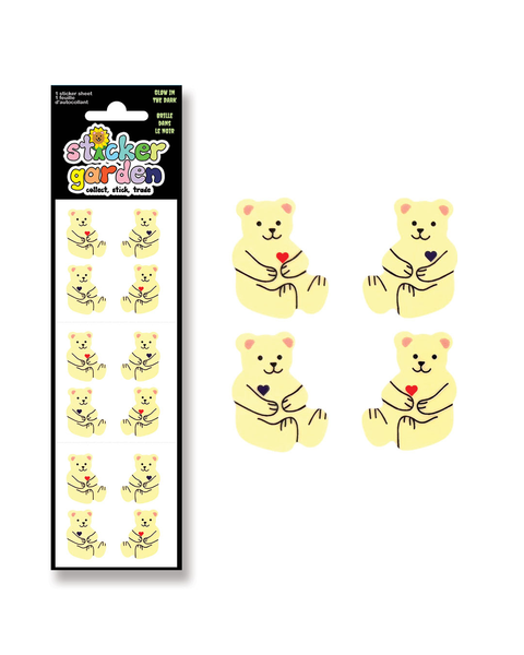 Sticker Garden - Glow In The Dark Beary Cute