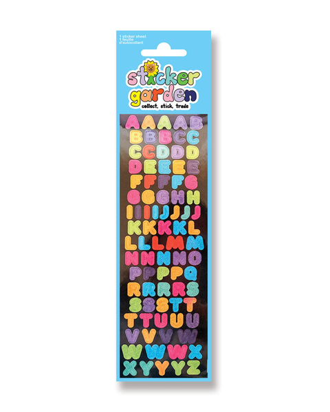 Sticker Garden - Glitter Letter Stickers