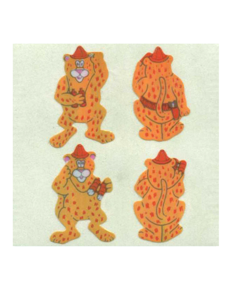 Stickermagic - Tear-off Pearlie Stickers - Leopard