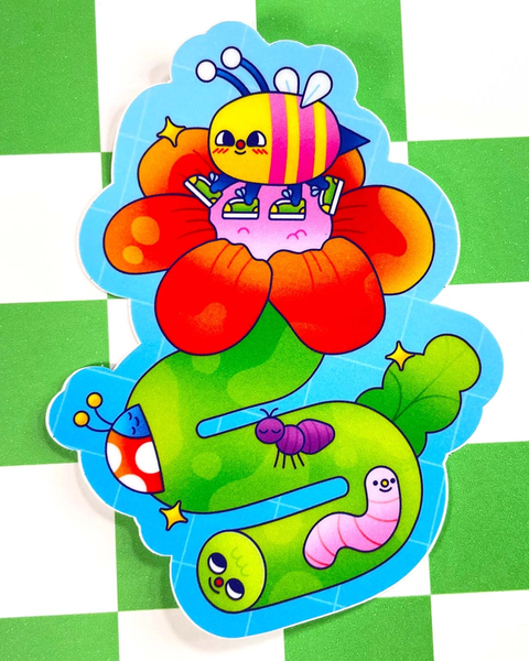 Kidnichols - Vinyl Sticker - Sting Thing Bumble Bee