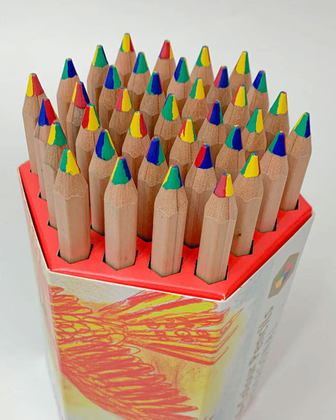 Stockmar - Hexagonal 4-Colour Rainbow Pencils