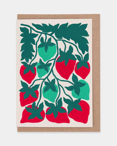 Evermade - Strawberries Greetings Card
