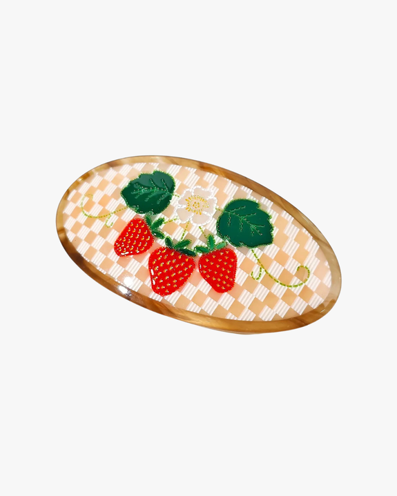Hey Ricochet - Barrette - Strawberry Fields