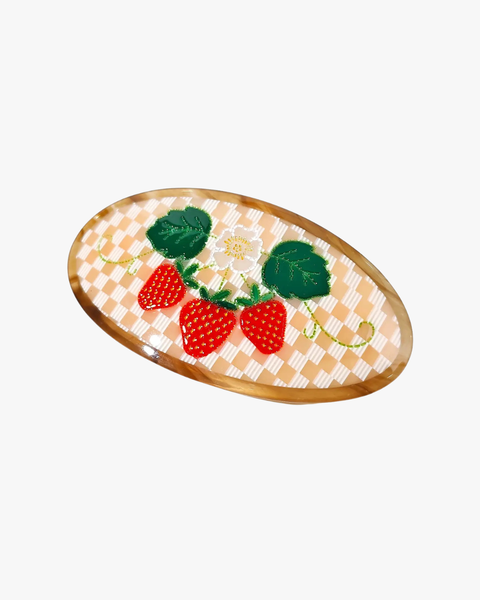Hey Ricochet - Barrette - Strawberry Fields