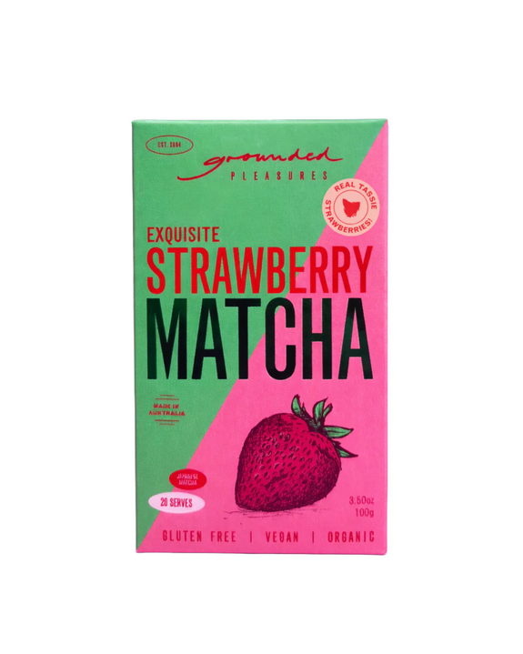 Grounded Pleasures - Strawberry Matcha