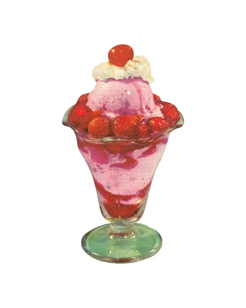 Found Image Press - Strawberry Ice Cream Sundae Postcard
