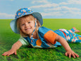 Halcyon Nights - Kids Sun Hat - Puppy Park