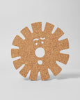 Wrap - Cork Trivet - Sun Face