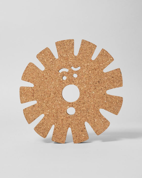 Wrap - Cork Trivet - Sun Face