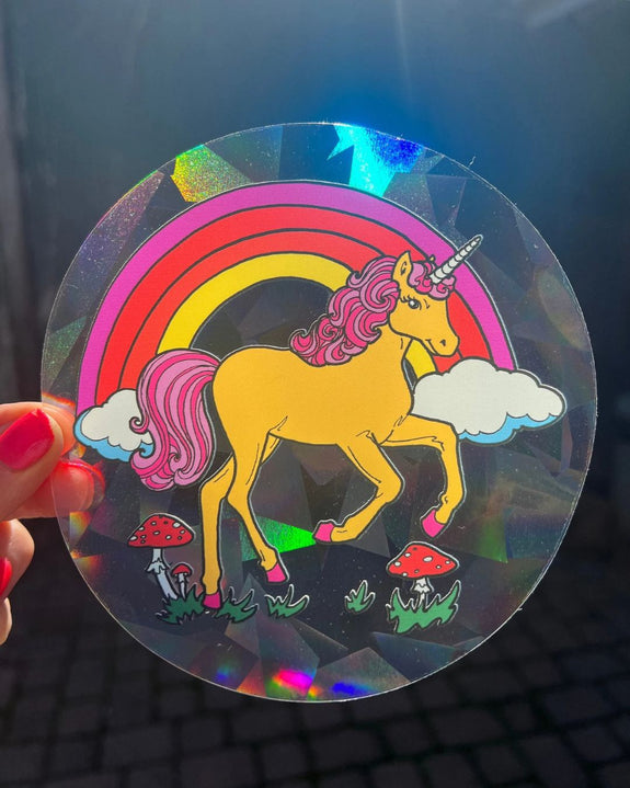Astral Weekend - Unicorn Suncatcher Sticker
