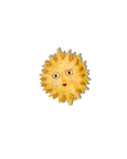 Solar Eclipse - Celestial Sun Hair Claw