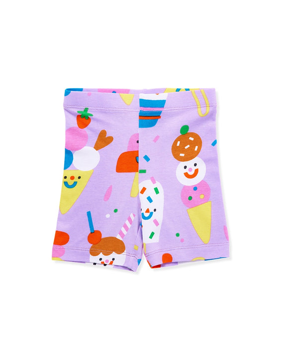 Halcyon Nights - Kids Bike Shorts - Sundae Funday