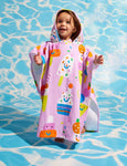 Halcyon Nights - Kids Hooded Towel - Sundae Fun Day