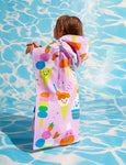 Halcyon Nights - Kids Hooded Towel - Sundae Fun Day