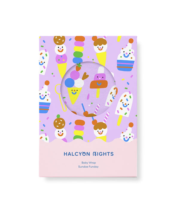 Halcyon Nights - Baby Wrap (Swaddle) - Sundae Funday