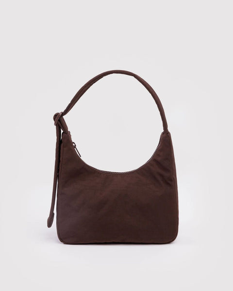 Baggu - Mini Nylon Shoulder Bag - Coffee