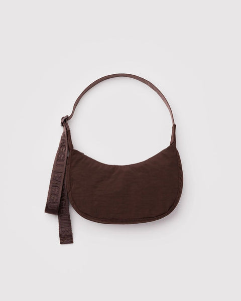 Baggu - Small Nylon Crescent Bag - Coffee