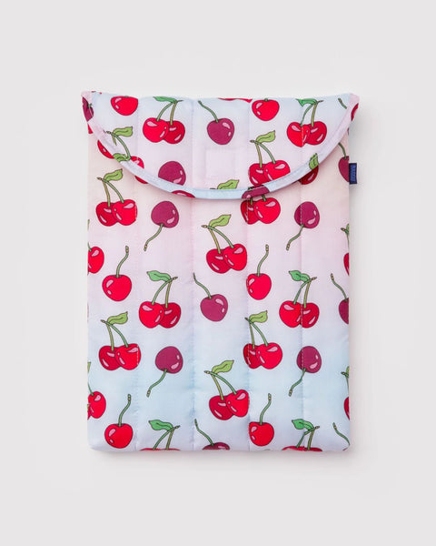 Baggu - Puffy Laptop Sleeve - 13/14 inch - Cherries
