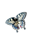 Solar Eclipse - Swallowtail Butterfly Hair Claw - White